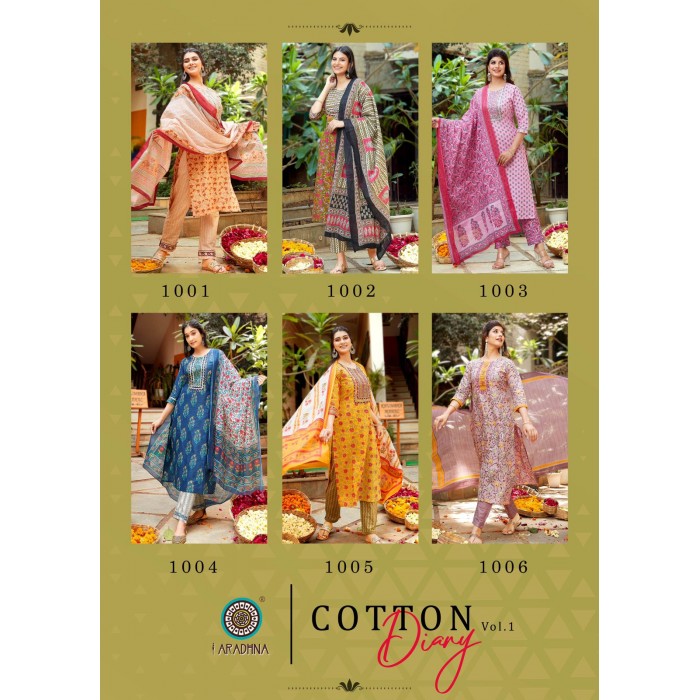 Aradhna Cotton Diary Vol 1 Cotton Kurtis